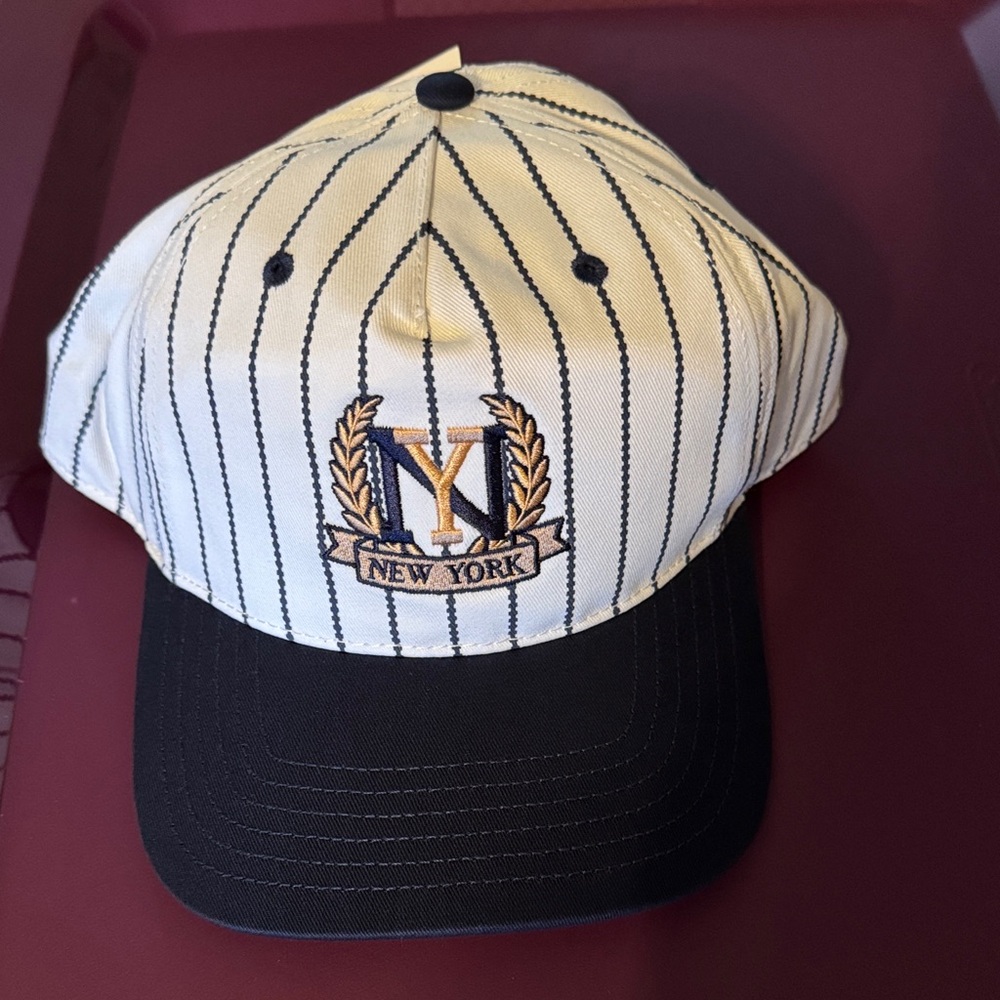 Striped New York Baseball Cap
